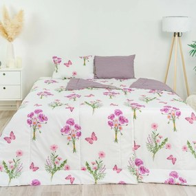 Stanex CLASSIC set de vară Spring purple , 140 x200 cm, 40 x 60 cm