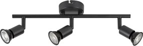 Rabalux 73147 - Spot NORTON 3xGU10/25W/230V negru