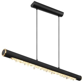 Lustra suspendata LED design modern Felicitas negru