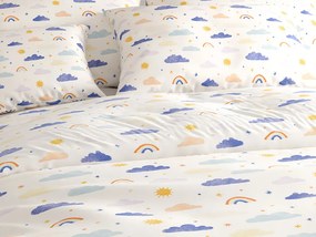 Lenjerie de pat pentru patut din bumbac Renforce CLOUDIRO colorat Dimensiune lenjerie de pat: 45 x 65 cm | 90 x 135 cm