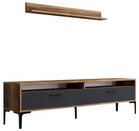 Comoda TV Istanbul - Walnut, Antracit