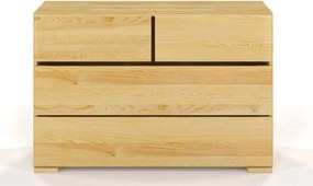 Comodă lemn masiv TerraCraft Pin 2+2 Sertare, 120 × 45 × 81 cm - Natural