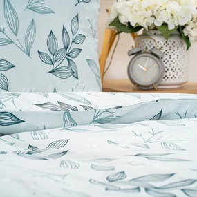 Lenjerie de pat din bumbac 4Home Frosty Leaves ,140 x 200 cm, 70 x 90 cm, 140 x 200 cm, 70 x 90 cm