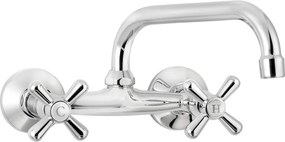 Symetrio Baterie pentru chiuvetă, montare pe perete Finisaj: Crom BOS_050D