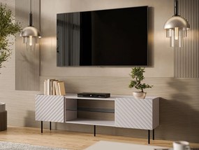 Dulap TV Grotzi 180 2D EF (Cașmir + Negru) . Promo -16%. 1106225