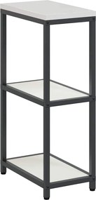 vidaXL Depozitare pentru bucătărie cu raft Alb 60 x 50 x 92 cm Oțel