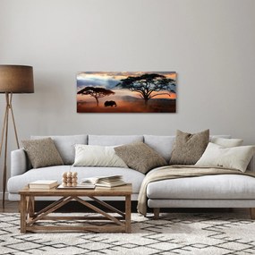 Tablou - Parcul Național Serengeti, Tanzania, Africa (120x50 cm)