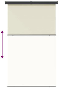 Copertina laterala de balcon, crem, 160x250 cm Crem, 160 x 250 cm