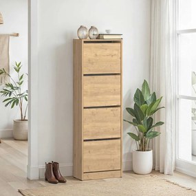 Pantofar Adore Tall, 4 compartimente, 16 perechi, 51 x 157 x 26 cm