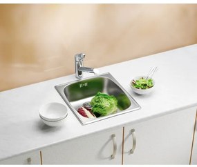 Chiuvetă de bucătărie ALVEUS 1082195 BASIC 44x38 cm crom