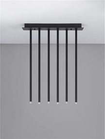 Lustra LED aplicata design minimalist STILVI 17W negru