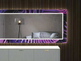 Oglindă LED cu decor D18