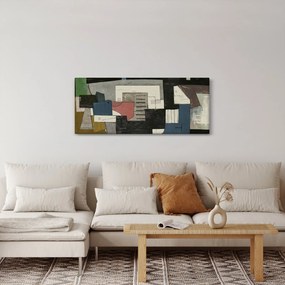 Tablou - Abstracție cubism (120x50 cm)