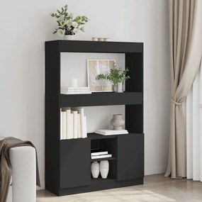 vidaXL Dulap înalt, negru, 92x33x140 cm, lemn prelucrat