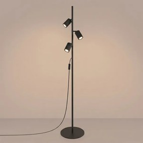 Sollux SL.2016 - Lampadar KARBON 3xGU10/10W/230V negru