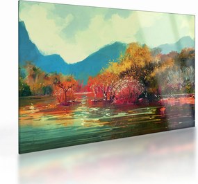 Tablou pe sticlă - Culorile toamnei (70x50 cm)