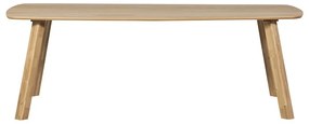 Masă de dining din lemn de stejar 100x220 cm Tablo – WOOOD