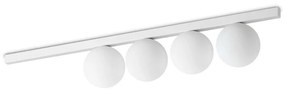 Plafoniera moderna stil minimalist Binomio pl4 alba