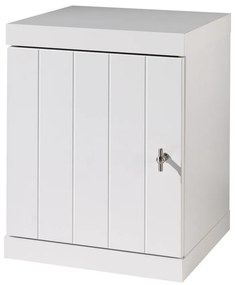Noptieră pentru copii Vipack Robin, lățime 44 cm, alb