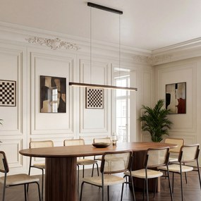 HOMCOM Lampă suspendată cu telecomandă și funcție memorare, dimmabilă cu temperaturi de culoare ajustabile | Aosom Romania