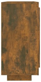 Servanta, stejar afumat, 92x35x75 cm, lemn compozit 1, Stejar afumat