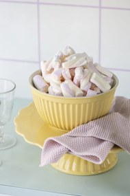 Boluri ceramice galbene MYNTE LEMONADE, set 3 buc.