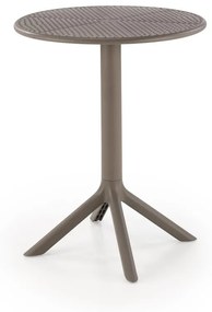 Masa rotunda Calvo khaki ø60/h72 cm