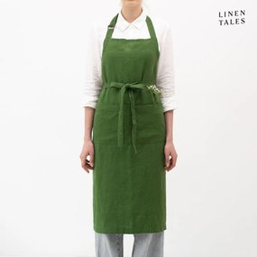 Șorț din in True Green – Linen Tales