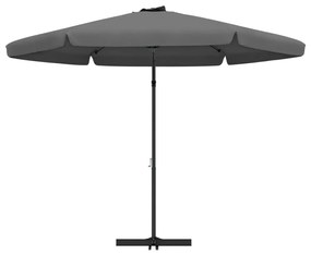 Umbrela soare de exterior, stalp din otel, antracit, 300x250 cm Antracit