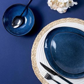 Platou din ceramica albastra, LAGOON