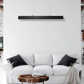 Lustra LED suspendata design modern PIERCE negru