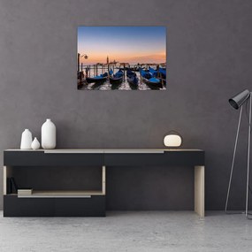 Tablou pe sticlă - zgârie norii unui oraș mare (70x50 cm)