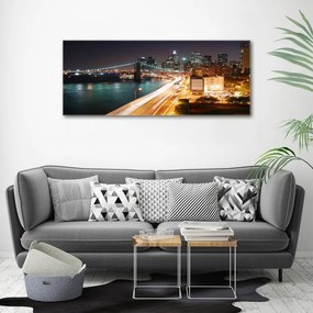 Tablou canvas New york, pe timp de noapte