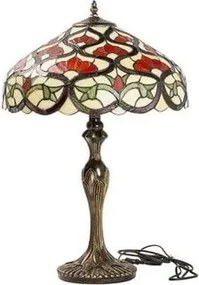 Lampa de masa Tiffany Green h 62 cm, abajur 40 cm
