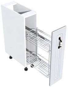 Corp inferior 20 cu 1 usa si cos Jolly Zebra MDF alb drept