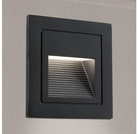 Corp de iluminat LED încorporat Orion AL 11-1217 LORO LED/2W/230V IP65 negru