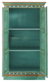 Dulap verde din lemn de mango 87x152x38 cm Prem – Støraa