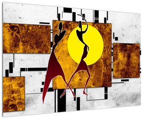 Tablou cu pictură epochală străveche (90x60 cm)