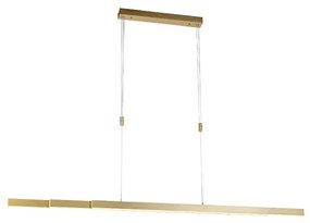 Lampă suspendată reglabilă din alamă cu dimmer „dim to warm” inclusiv LED - Juliet