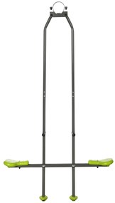 Outsunny Balansoar accesoriu față în față pentru copii din oțel și plastic pentru balansoar, 3-6 ani 97,5 x 23 x 170 cm verde | Aosom Romania