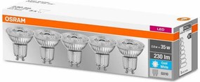 SET 5x Bec LED GU10/2,6W/230V 4000K - Osram