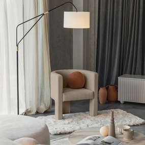 Fotoliu design bej MILU