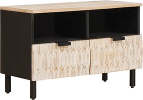 vidaXL Cabinet TV cu sertar cu raft Finisaj Alb Spălat 70 x 33 x 46 cm