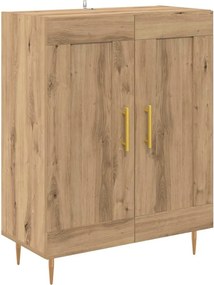 vidaXL Bufet Stejar Artizanal 69,5 x 34 x 90 cm
