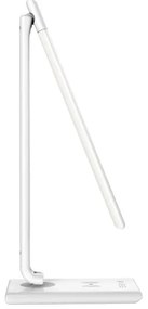 Lampă LED dimabilă tactilă cu încărcare fără fir MEGGIE LED/8W/230V albă + USB