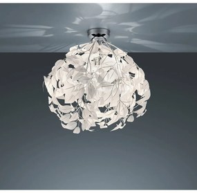 Lustră Trio Pendant Leavy, înălțime 58 cm, alb