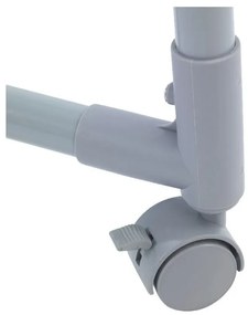 Suport de haine mobil telescopic din metal gri Foldable – Wenko