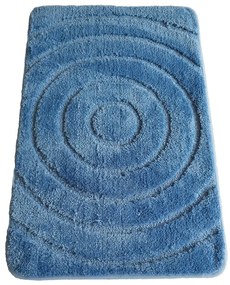 Covoraș de baie albastru 50x80 cm – JAHU collections