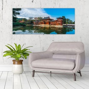 Tablou - Templul Byodo-in, Japonia (120x50 cm)