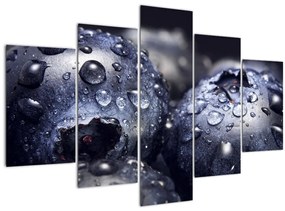 Tablou cu fructe cu picături de apă (150x105 cm)